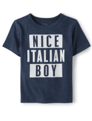 Baby And Toddler Boys Nice Italian Boy Graphic Tee