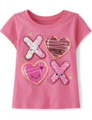 Baby And Toddler Girls XOXO Graphic Tee