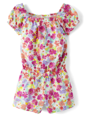 Mameluco floral para bebés y niñas pequeñas