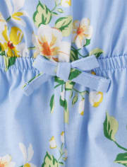 Baby And Toddler Girls Floral Jumpsuit