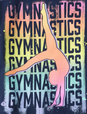 Girls Gymnastics Graphic Tee