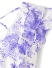 Womens Mommy And Me Floral Tiered Dress