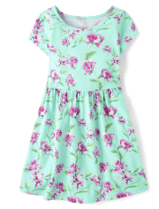 Vestido diario floral para niñas