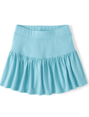 Jupe-short à volants pour fille