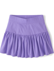 Falda pantalón escalonada para niñas