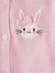 Girls Bunny Cardigan