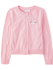 Girls Bunny Cardigan