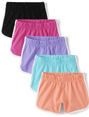 Girls Dolphin Shorts 5-Pack