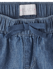 Shortssin cordones de cambray para niña