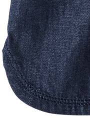Girls Chambray Pull On Shorts