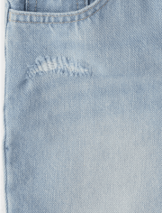 Niña Roll Cuff Jeans / Mezclilla Midi Shorts 2-Pack