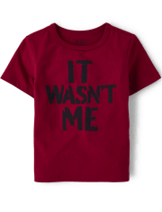 Baby And Toddler Boys It Wasn't Me Graphic Tee