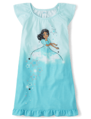 Girls Princess Ruffle Nightgown