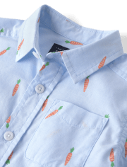 bébé et tout-petit, garçon Carrot Poplin Button Up Shirt