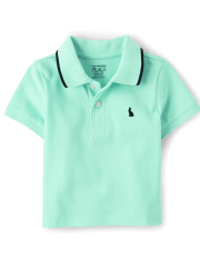 Polo de piqué con forma de conejito para bebés y niños pequeños