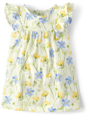 Vestido tipo body floral para bebés mamá y yo