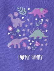 Baby Girls Dino Bodysuit 5-Pack