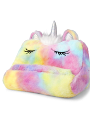 Girls Rainbow Tie Dye Tablet Pillow