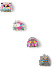 Girls Unicorn Claw Clip 4-Pack