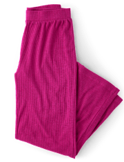 Womens Ribbed Ankle Pajama Pants