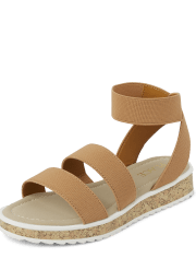 Girls Elastic Sandals