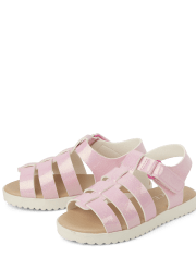 Toddler Girls Glitter Gladiator Sandals