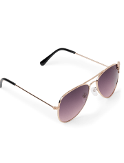 Girls Unicorn Icon Aviator Sunglasses