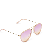 Girls Aviator Sunglasses
