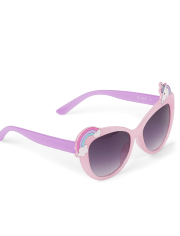 Gafas de sol para niñas pequeñas con icono de unicornio