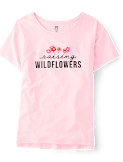 Womens Wildflowers Pajama Tee