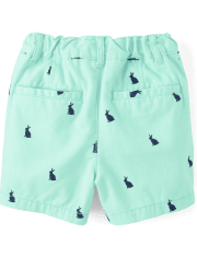 Baby And Toddler Boys Print Chino Shorts