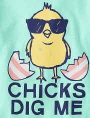 Baby And Toddler Boys Chicks Graphic Tee
