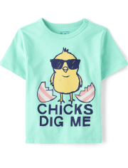 Baby And Toddler Boys Chicks Graphic Tee
