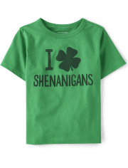Baby And Toddler Boys St. Patrick's Day Shenanigans Graphic Tee