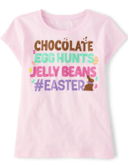 Girls Easter Graphic Tee
