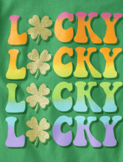 Girls Lucky Graphic Tee