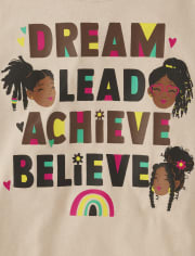 Camiseta con gráfico Dream para niñas