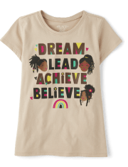 Camiseta con gráfico Dream para niñas