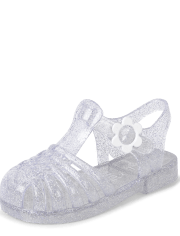 Toddler Girls Glitter Jelly Sandals