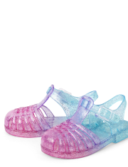 Toddler Girls Glitter Jelly Sandals