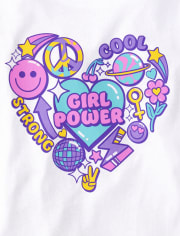 Girls Girl Power Graphic Tee 4-Pack