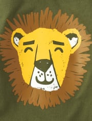 Baby And Toddler Boys Lion Graphic Tee