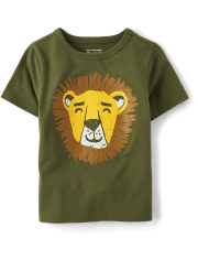 Baby And Toddler Boys Lion Graphic Tee