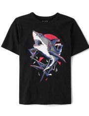 Boys Shark Graphic Tee