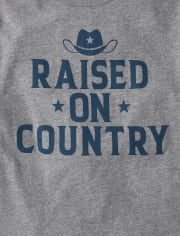 Camiseta con gráfico country para niño