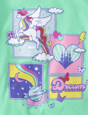 Girls Unicorn Dream Graphic Tee