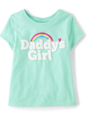 Baby And Toddler Girls Daddy's Girl Graphic Tee