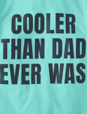 Boys Cooler Than Dad Graphic Tee