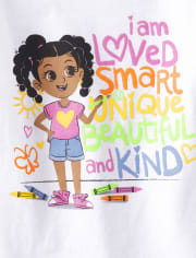 Baby And Toddler Girls I Am Graphic Tee