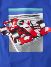 Boys Racecar Graphic Tee